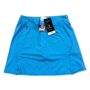 Golfino Skort Short Women's 4 Blue Activewear Performance Golf Preppy NWT